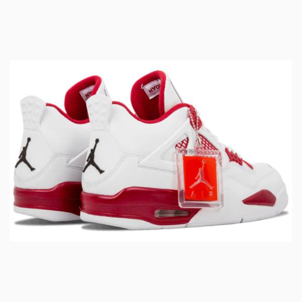 Nike Retro Alternate 89 Koripallokengät Miesten Air Jordan 4 Valkoinen Punainen | JD-460MD