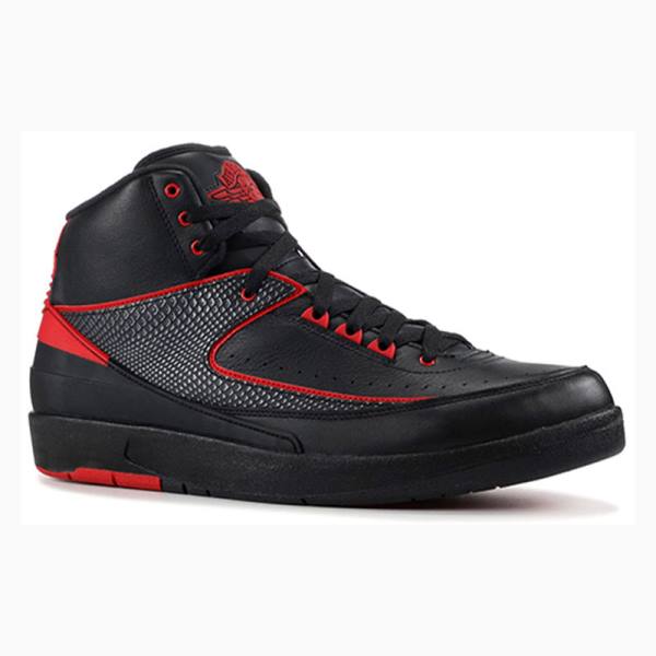 Nike Retro Alternate Koripallokengät Miesten Air Jordan 2 Mustat Punainen | JD-031GB