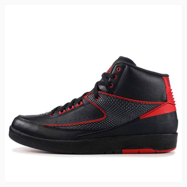 Nike Retro Alternate Koripallokengät Miesten Air Jordan 2 Mustat Punainen | JD-031GB