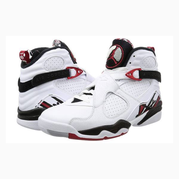 Nike Retro Alternate Koripallokengät Miesten Air Jordan 8 Valkoinen Mustat Punainen | JD-064QI
