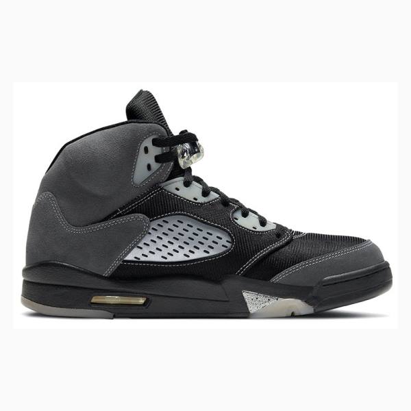 Nike Retro Anthracite Koripallokengät Miesten Air Jordan 5 Mustat Harmaat | JD-736PB