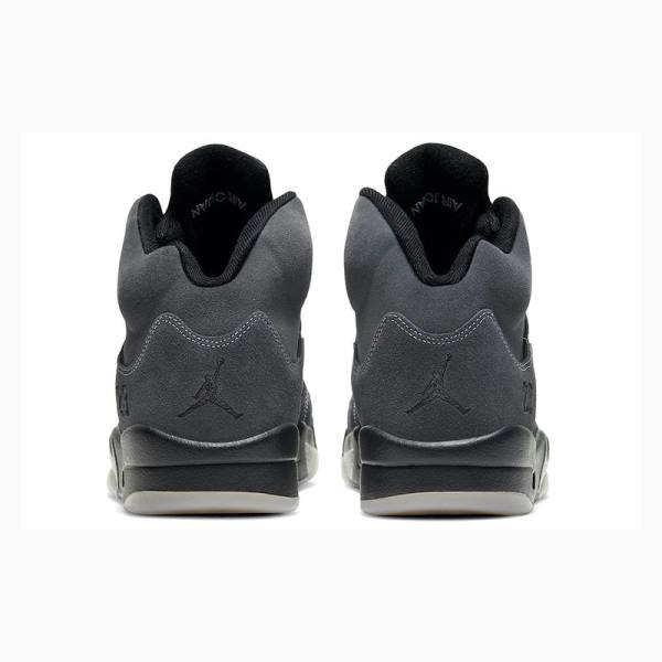 Nike Retro Anthracite Koripallokengät Miesten Air Jordan 5 Mustat Harmaat | JD-736PB