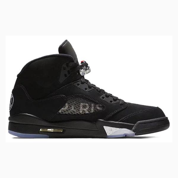 Nike Retro BCFC PSG Paris Saint-Germain Koripallokengät Miesten Air Jordan 5 Mustat | JD-984IW