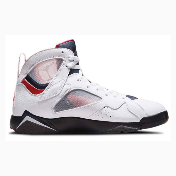 Nike Retro BCFC Paris Saint-Germain Koripallokengät Miesten Air Jordan 7 Valkoinen Punainen | JD-548SQ