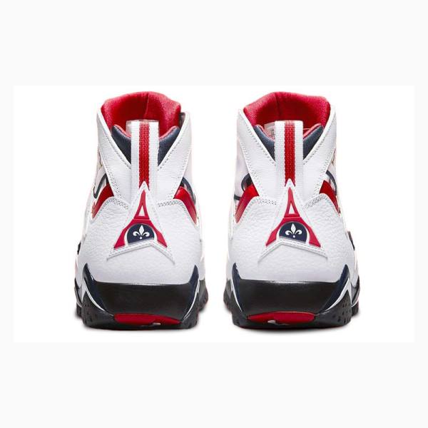 Nike Retro BCFC Paris Saint-Germain Koripallokengät Miesten Air Jordan 7 Valkoinen Punainen | JD-548SQ