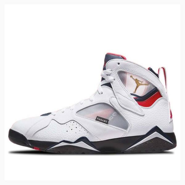 Nike Retro BCFC Paris Saint-Germain Koripallokengät Miesten Air Jordan 7 Valkoinen Punainen | JD-548SQ