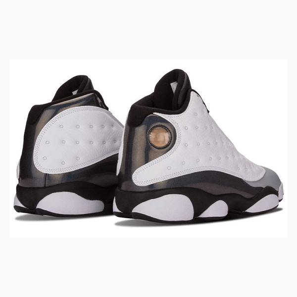 Nike Retro Barons Hologram Koripallokengät Miesten Air Jordan 13 Valkoinen Mustat | JD-207VD