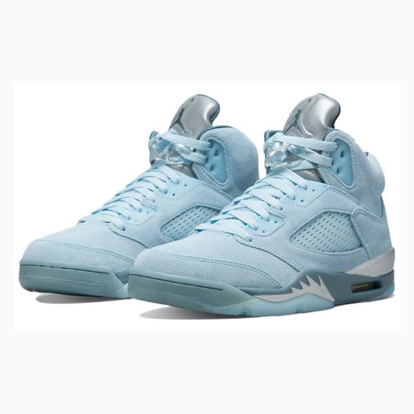 Nike Retro Bird Koripallokengät Naisten Air Jordan 5 Sininen | JD-297WD