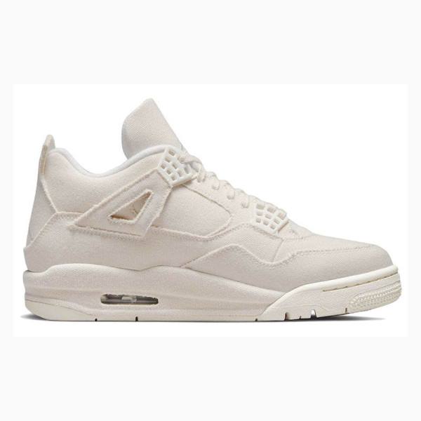 Nike Retro Blank Canvas Koripallokengät Naisten Air Jordan 4 Valkoinen | JD-048NC