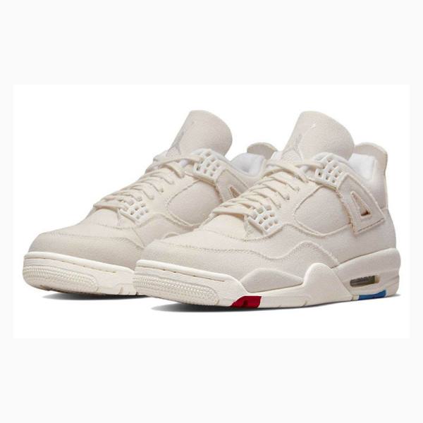 Nike Retro Blank Canvas Koripallokengät Naisten Air Jordan 4 Valkoinen | JD-048NC