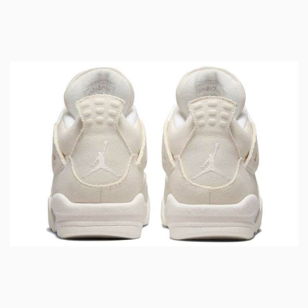 Nike Retro Blank Canvas Koripallokengät Naisten Air Jordan 4 Valkoinen | JD-048NC