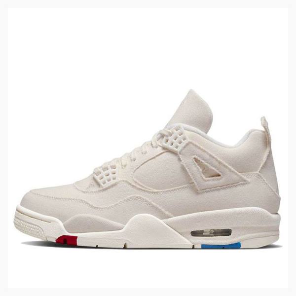 Nike Retro Blank Canvas Koripallokengät Naisten Air Jordan 4 Valkoinen | JD-048NC