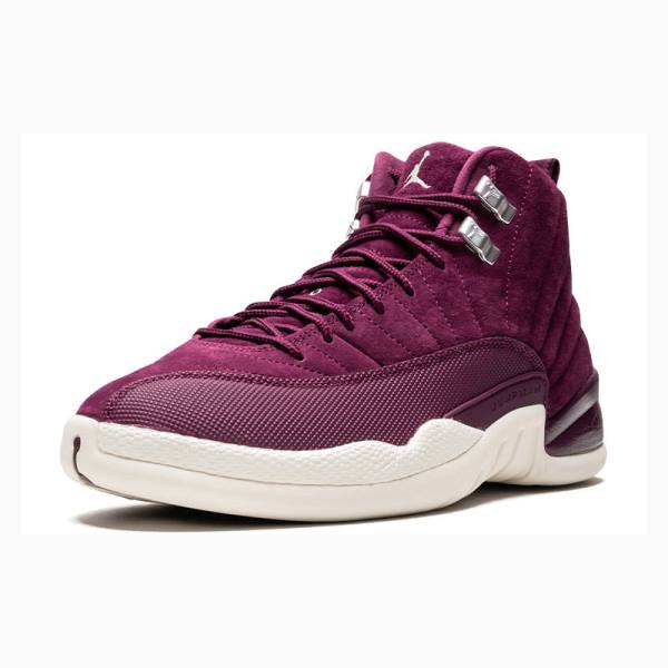 Nike Retro Bordeaux Koripallokengät Miesten Air Jordan 12 Pinkki | JD-648LQ