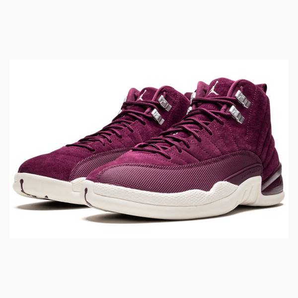 Nike Retro Bordeaux Koripallokengät Miesten Air Jordan 12 Pinkki | JD-648LQ