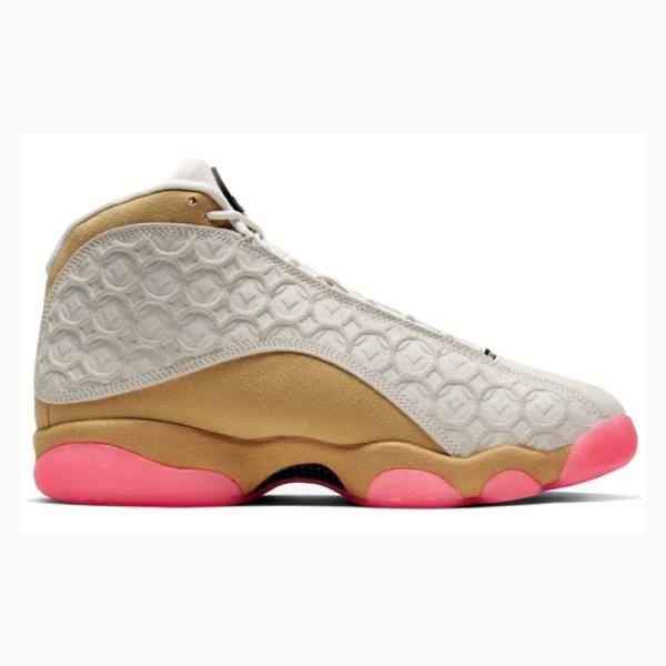 Nike Retro CNY Chinese New Year Koripallokengät Miesten Air Jordan 13 Pinkki Harmaat Ruskea | JD-607PX