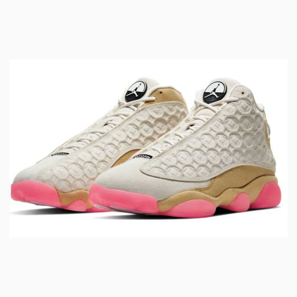 Nike Retro CNY Chinese New Year Koripallokengät Miesten Air Jordan 13 Pinkki Harmaat Ruskea | JD-607PX