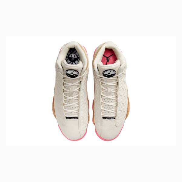 Nike Retro CNY Chinese New Year Koripallokengät Miesten Air Jordan 13 Pinkki Harmaat Ruskea | JD-607PX