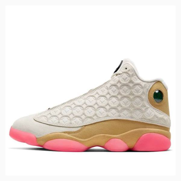 Nike Retro CNY Chinese New Year Koripallokengät Miesten Air Jordan 13 Pinkki Harmaat Ruskea | JD-607PX