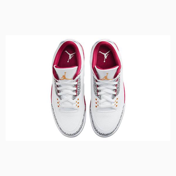 Nike Retro Cardinal Koripallokengät Miesten Air Jordan 3 Valkoinen Punainen | JD-532EO