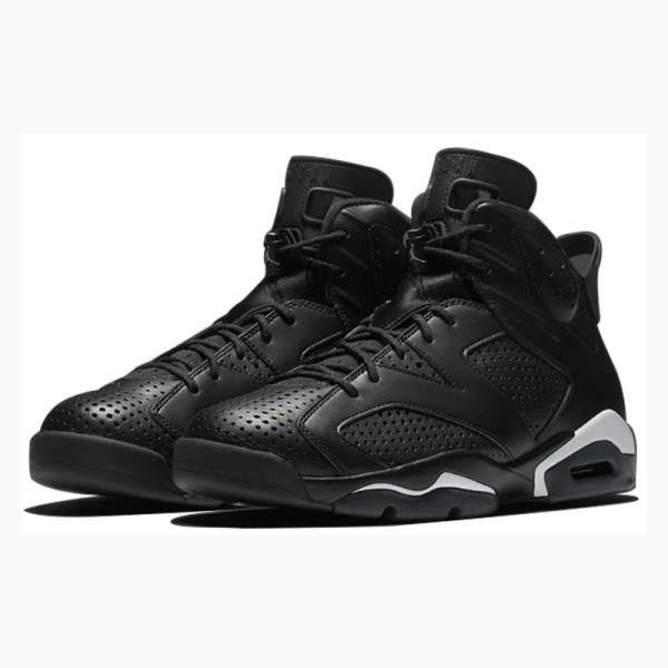 Nike Retro Cat Koripallokengät Miesten Air Jordan 6 Mustat | JD-496UQ
