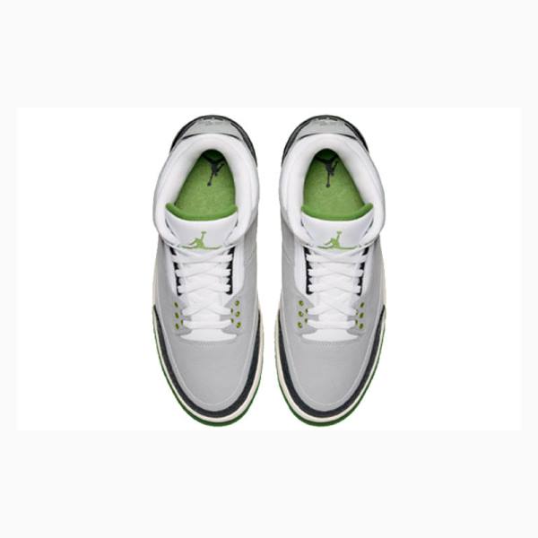 Nike Retro Chlorophyll Koripallokengät Miesten Air Jordan 3 Harmaat Mustat | JD-207TQ