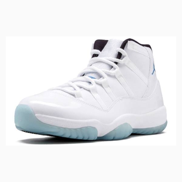 Nike Retro Columbia Legend Koripallokengät Miesten Air Jordan 11 Valkoinen Sininen | JD-379CO
