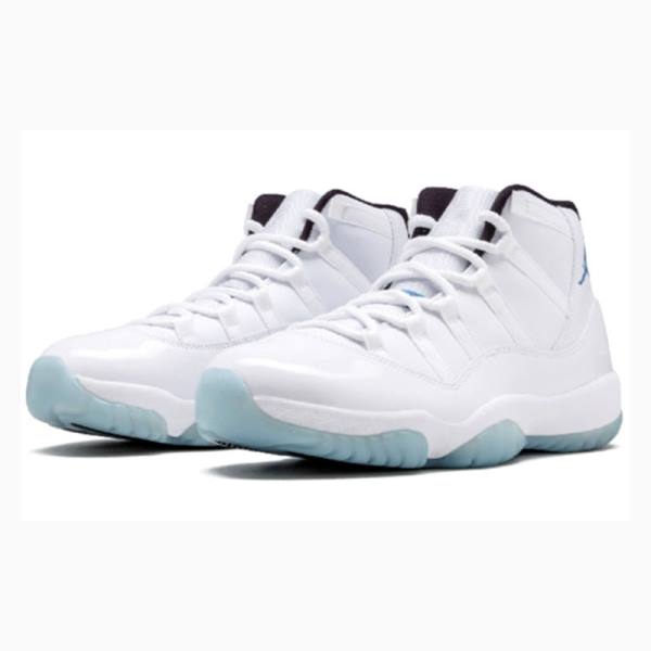 Nike Retro Columbia Legend Koripallokengät Miesten Air Jordan 11 Valkoinen Sininen | JD-379CO