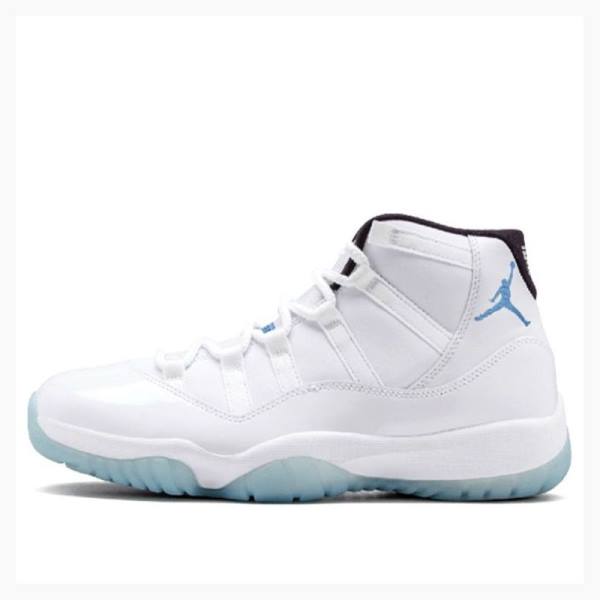 Nike Retro Columbia Legend Koripallokengät Miesten Air Jordan 11 Valkoinen Sininen | JD-379CO