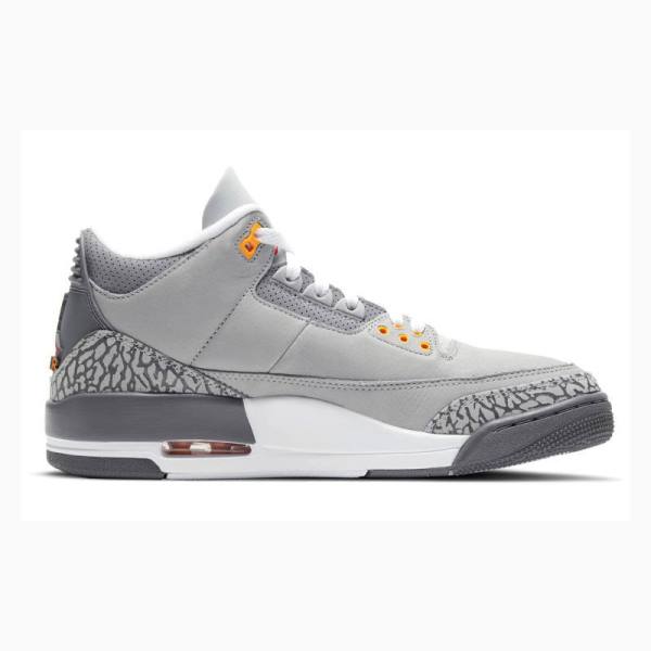 Nike Retro Cool 2021 Koripallokengät Miesten Air Jordan 3 Harmaat | JD-932QL