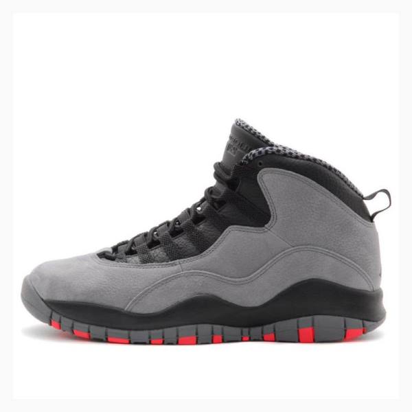 Nike Retro Cool Infrared Koripallokengät Miesten Air Jordan 10 Harmaat Mustat | JD-935DP