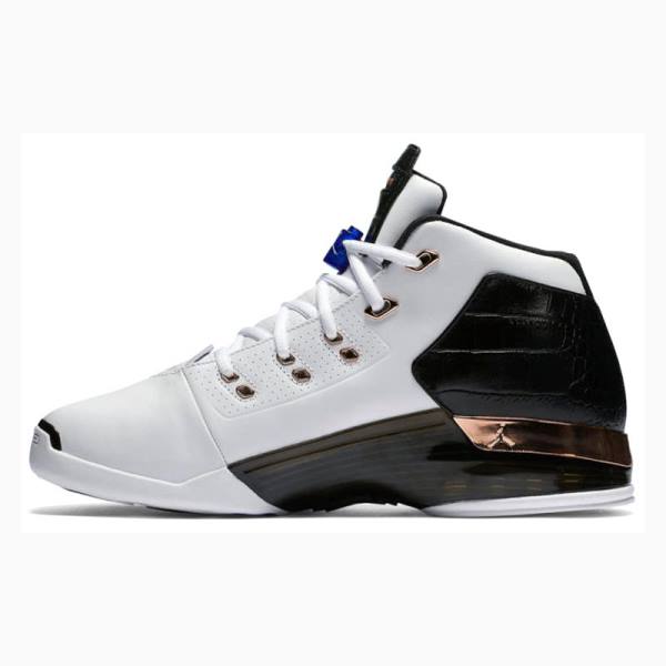 Nike Retro Copper Koripallokengät Miesten Air Jordan 17 Valkoinen Mustat | JD-302TI