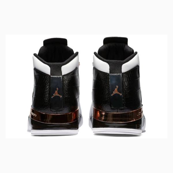 Nike Retro Copper Koripallokengät Miesten Air Jordan 17 Valkoinen Mustat | JD-302TI