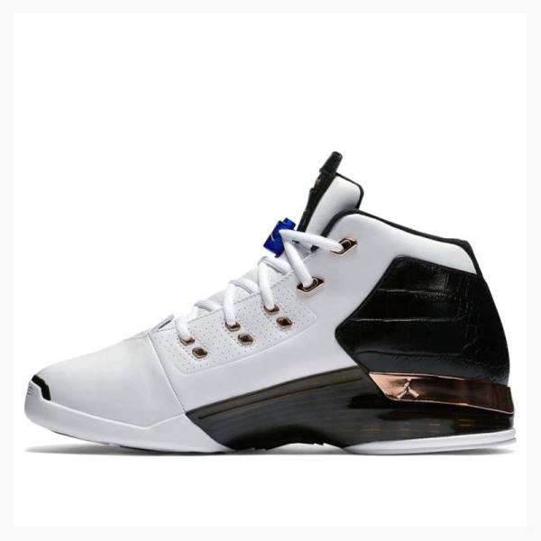 Nike Retro Copper Koripallokengät Miesten Air Jordan 17 Valkoinen Mustat | JD-302TI