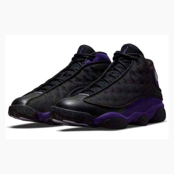 Nike Retro Court Koripallokengät Miesten Air Jordan 13 Violetit Mustat | JD-371PU
