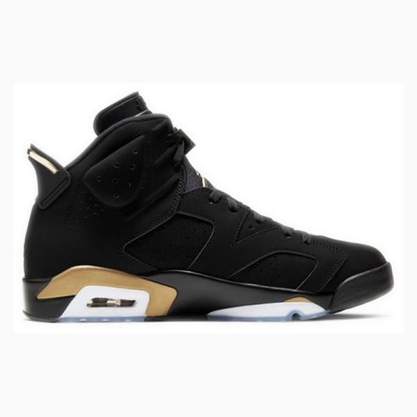 Nike Retro DMP Defining Moments Koripallokengät Miesten Air Jordan 6 Mustat Kultaiset | JD-073YT