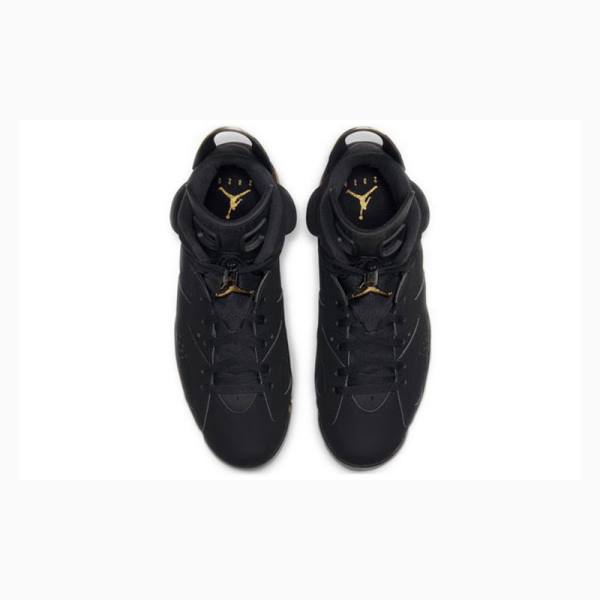 Nike Retro DMP Defining Moments Koripallokengät Miesten Air Jordan 6 Mustat Kultaiset | JD-073YT