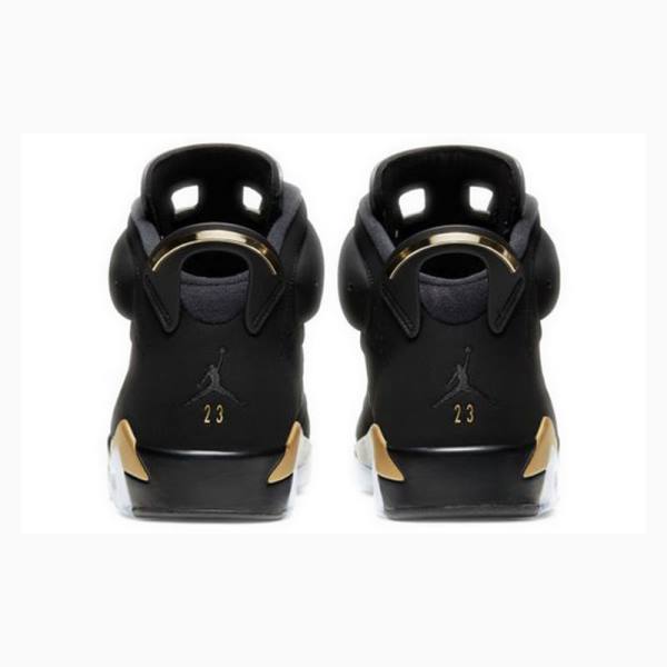 Nike Retro DMP Defining Moments Koripallokengät Miesten Air Jordan 6 Mustat Kultaiset | JD-073YT