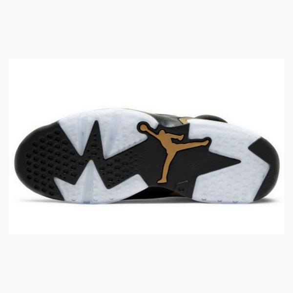 Nike Retro DMP Defining Moments Koripallokengät Miesten Air Jordan 6 Mustat Kultaiset | JD-073YT
