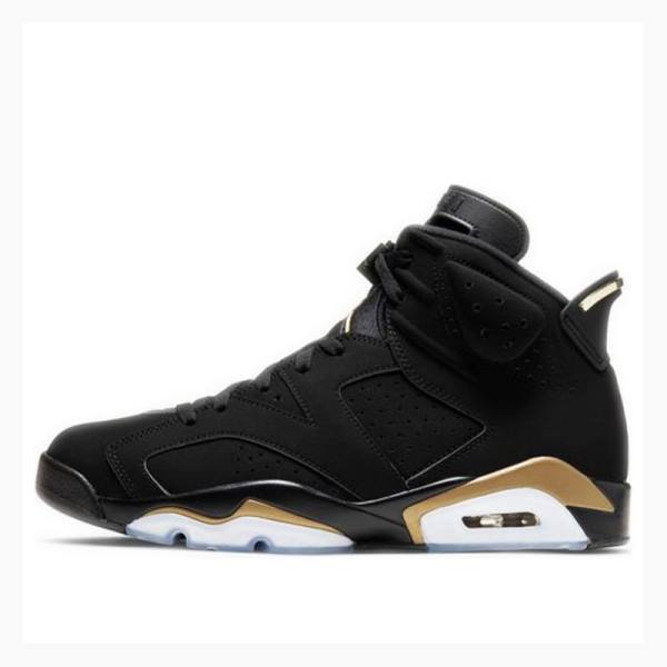 Nike Retro DMP Defining Moments Koripallokengät Miesten Air Jordan 6 Mustat Kultaiset | JD-073YT