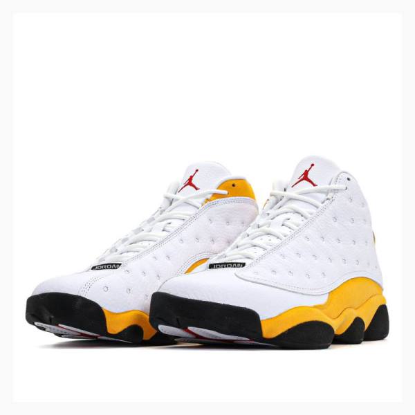 Nike Retro Del Sol Koripallokengät Miesten Air Jordan 13 Valkoinen Keltainen | JD-529RV