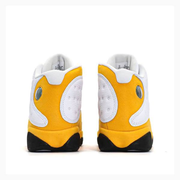 Nike Retro Del Sol Koripallokengät Miesten Air Jordan 13 Valkoinen Keltainen | JD-529RV