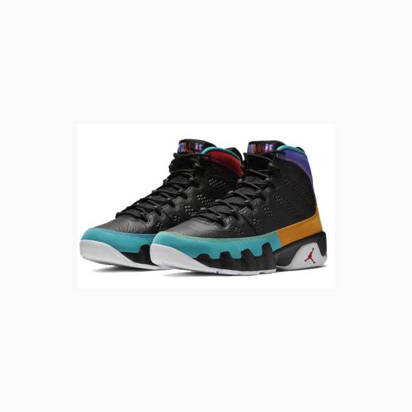 Nike Retro Dream It Do It Koripallokengät Miesten Air Jordan 9 Mustat Sininen Oranssi | JD-680RQ