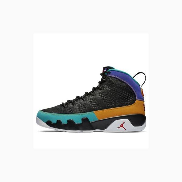 Nike Retro Dream It Do It Koripallokengät Miesten Air Jordan 9 Mustat Sininen Oranssi | JD-680RQ