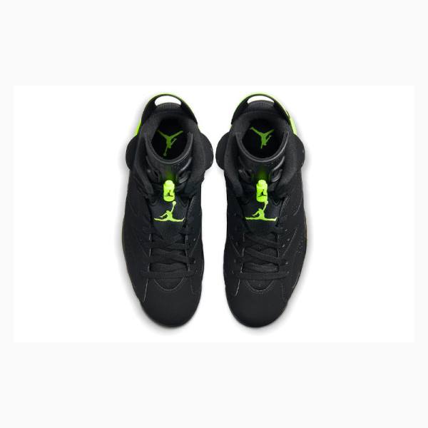 Nike Retro Electric Koripallokengät Miesten Air Jordan 6 Mustat Vihreä | JD-759KD
