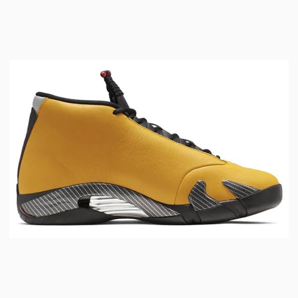 Nike Retro Ferrari Koripallokengät Miesten Air Jordan 14 Kultaiset Mustat | JD-351ZV