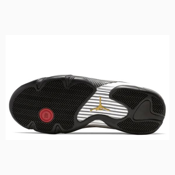 Nike Retro Ferrari Koripallokengät Miesten Air Jordan 14 Kultaiset Mustat | JD-351ZV