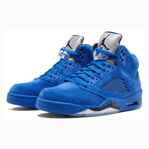 Nike Retro Flight Suit - Mokka Koripallokengät Miesten Air Jordan 5 Sininen | JD-289CU