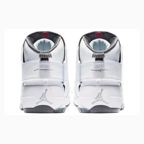 Nike Retro Flint Grey Koripallokengät Miesten Air Jordan 19 Valkoinen Mustat | JD-785LP