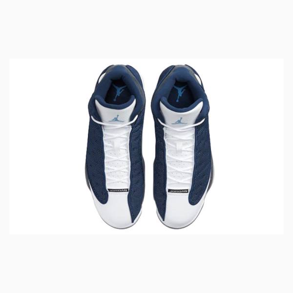 Nike Retro Flint Koripallokengät Miesten Air Jordan 13 Valkoinen Sininen Harmaat | JD-172LI