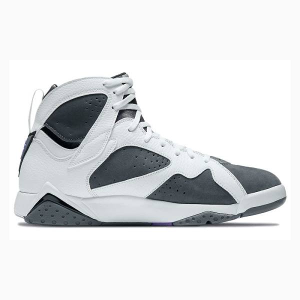 Nike Retro Flint Koripallokengät Miesten Air Jordan 7 Valkoinen Harmaat | JD-497ME